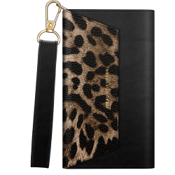 Pochette Cassette Clutch iPhone 13 Midnight Leopard Ideal Of Sweden