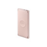 Batterie externe SAMSUNG 10A charge rapide induction Rose Gold