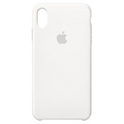 Apple Coque en silicone pour iPhone XS Max - Blanc