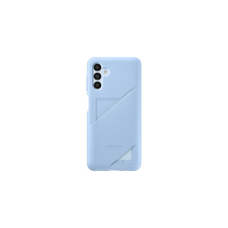 Coque Samsung Galaxy A13 5G souple Ultra fine avec porte-carte intégrée Bleue Arctique Samsung