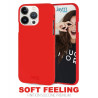 COQUE PREMIUM SOFT FEELING COMPATIBLE IPHONE 14 ROUGE