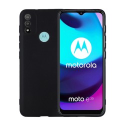 Minigel double mat pour Motorola E20 - Noir