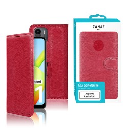 Etui Folio Xiaomi Redmi A1- A2 - Rouge