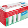 Pack 3 rouleaux papier thermique Blanc Agfa Photo