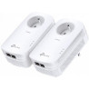 Kit de 2 CPL AV2000 avec prise gigogne Blanc TP-Link