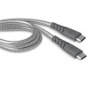 Câble Ultra-renforcé USB C/USB C 1m20 3A Garanti à vie Gris - Force Power