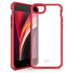 Coque Renforcée iPhone 6/7/8/SE20 Feronia Bio Pure Rouge et Transparente Itskins