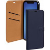 Folio Wallet iPhone 12 Pro Max Bleu Marine avec languette de fermeture Bigben