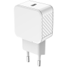 Chargeur maison 20W Power Delivery Blanc - 100% Plastique recyclé Bigben