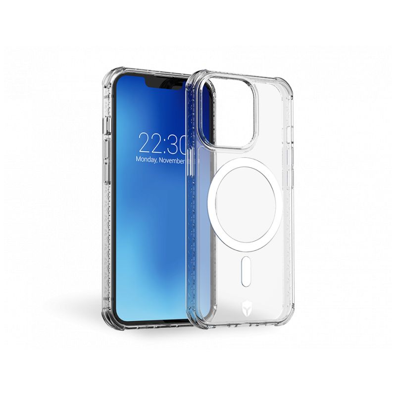 Coque Renforcée iPhone 13 Pro AIR Compatible MagSafe Garantie à vie Transparente Force Case