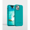 Coque iPhone 13 mini Biodégradable Blue Lagoon Just Green