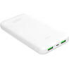 Batterie de secours USB A+A+C 10000 mAh FastCharge Blanc Puro