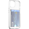 Coque iPhone 14 Hybride avec porte-carte intégré Transparente Bigben