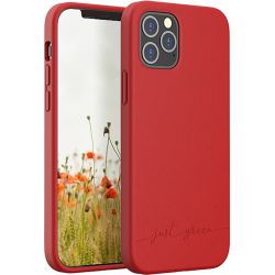 Coque iPhone 12 / 12 Pro Biodégradable Rouge Just Green