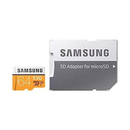 Carte mémoire micro SD Samsung 64 Go avec adaptateur SD