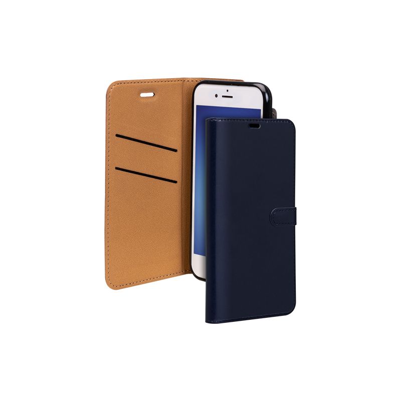 Folio iPhone 6/7/8/SE20 Wallet avec languette Bleu Marine Bigben