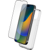 Pack iPhone 15 Pro Coque Transparente et Verre trempé et SmartFrame Bigben