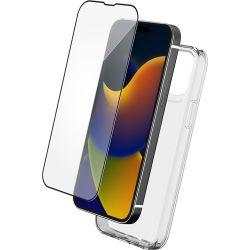 Pack iPhone 15 Plus Coque Transparente et Verre trempé et SmartFrame Bigben