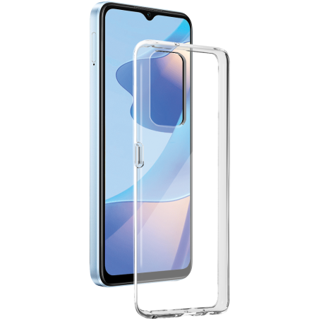 Coque Oppo A17 Silisoft souple Transparente Bigben