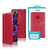 Etui Folio Xiaomi Redmi Note 12 5G et Poco X5 - Rouge