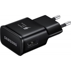 Chargeur USB Type A 15 Watts Charge rapide Samsung Noir