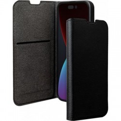 Etui Folio Wallet iPhone 14 Pro Max Noir - 65% Plastique recyclé Certifié GRS Bigben