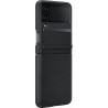 Coque Samsung G Z Flip 4 en Cuir Noire Samsung