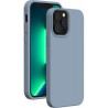 Coque iPhone 13 Pro Silicone SoftTouch Storm Blue Bigben