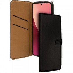 Etui Folio Wallet Xiaomi 12 Noir - Fermeture avec languette aimantée Bigben