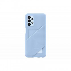 Coque Samsung G A23 5G souple Ultra fine avec porte-carte intégrée Bleue Samsung