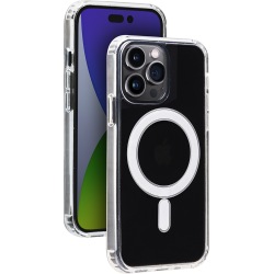 Coque iPhone 14 Pro Compatible MagSafe transparente