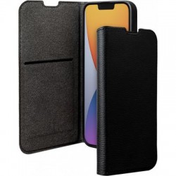 Etui Folio Wallet iPhone 14 Noir - 65% Plastique recyclé Certifié GRS Bigben