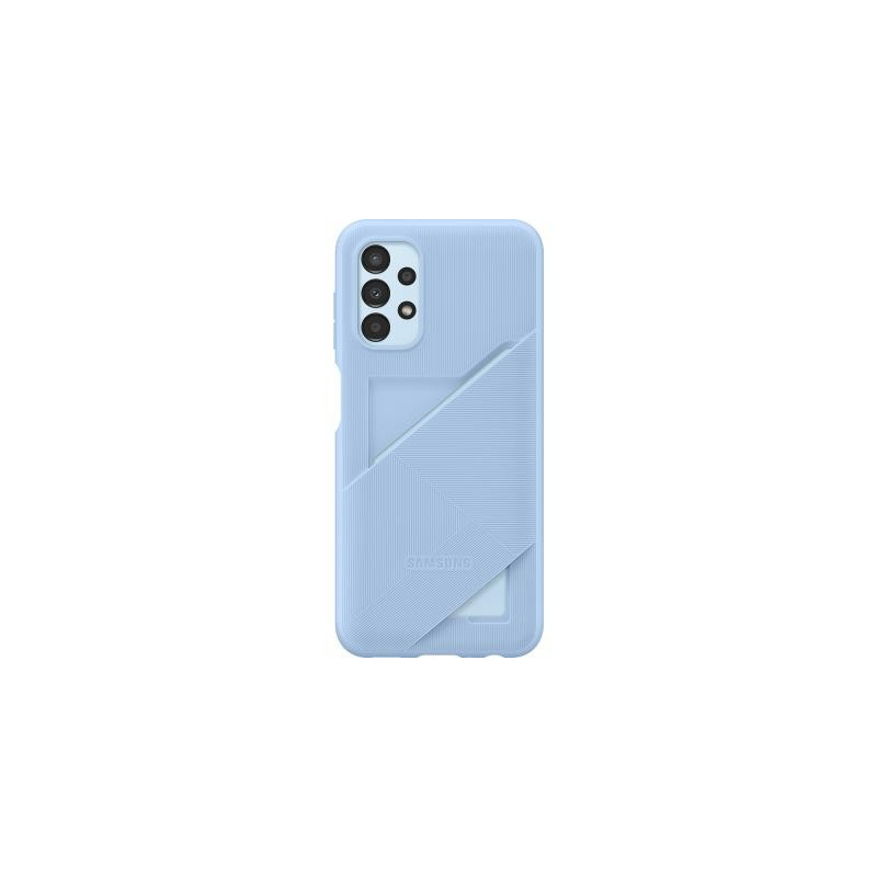 Coque Samsung G A13 4G souple Ultra fine avec porte-carte intégrée Bleue Arctique Samsung