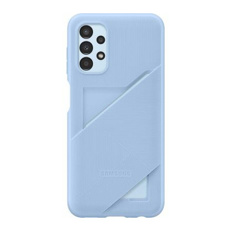 Coque Samsung G A13 4G souple Ultra fine avec porte-carte intégrée Bleue Arctique Samsung