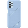 Coque Samsung G A13 4G souple Ultra fine avec porte-carte intégrée Bleue Arctique Samsung