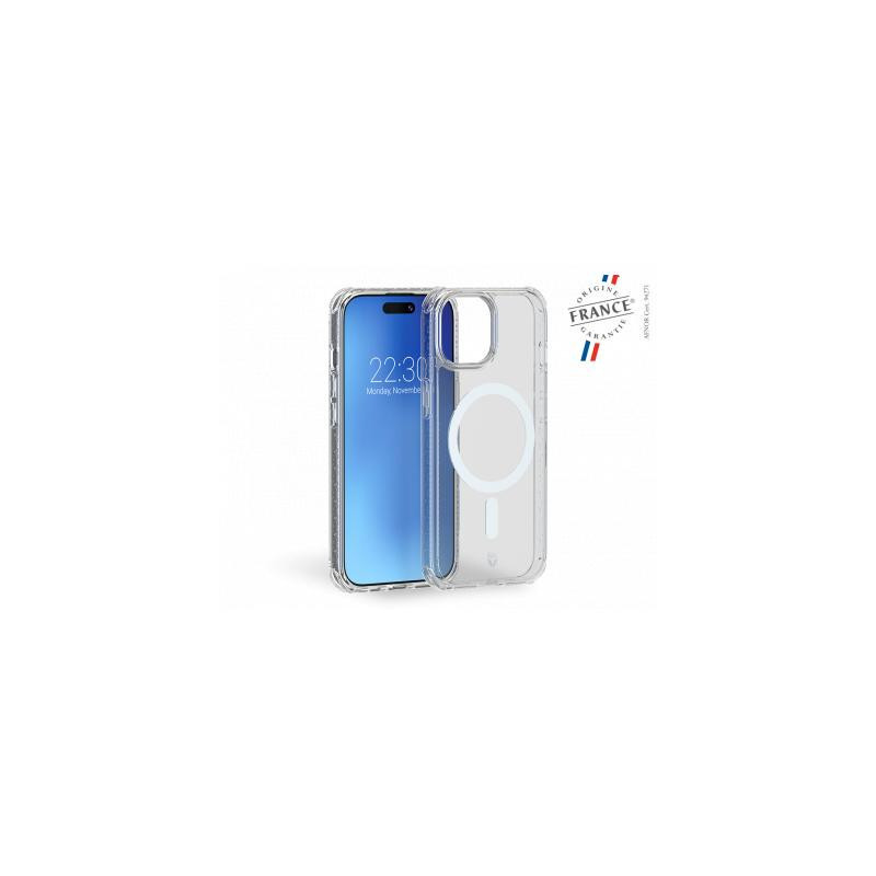 Coque Renforcée iPhone 15 Plus AIR Origine France Garantie Compatible MagSafe Transparente - Garantie à vie Force Case