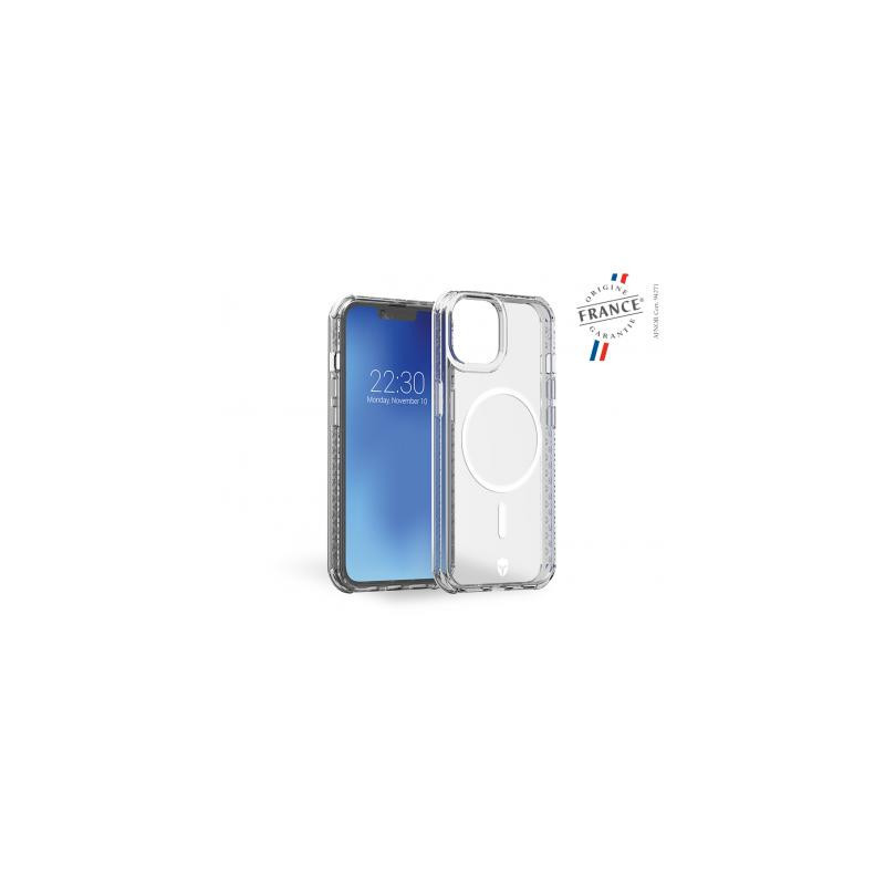 Coque Renforcée iPhone 13/ iPhone 14 AIR Compatible MagSafe Transparente - Origine France Garantie - Garantie à vie Force Case