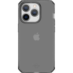 Coque Renforcée iPhone 14 Pro Spectrum Clear R 100% Plastique recyclé Transparente Noire Itskins