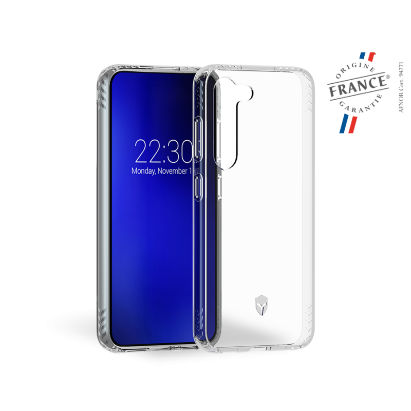 Coque Renforcée Samsung GALAXY S23 5G PULSE Origine France Garantie Garantie à vie Transparente - FR Force Case