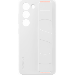 Coque Samsung GALAXY S23 5G Silicone avec lanière Blanche Samsung