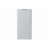 Etui Folio Smart LED View pour Samsung Galaxy S22 Ultra Gris clair