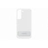 Coque Fonction stand pour Samsung Galaxy S22 Transparent