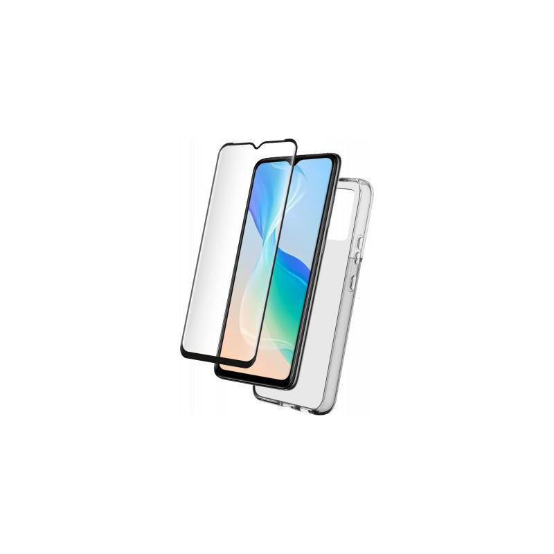 Pack Vivo Y76 5G Coque Transparente + Verre trempé Bigben