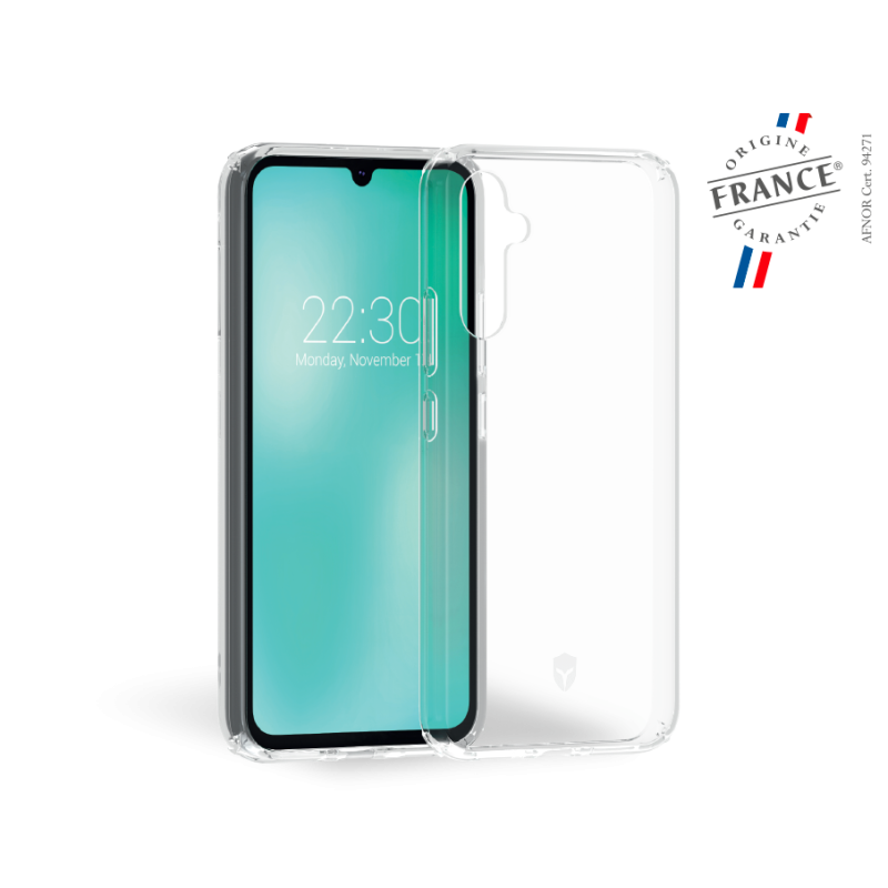 Coque Renforcée Galaxy A34 5G FEEL Origine France Garantie Transparente - Garantie à vie Force Case