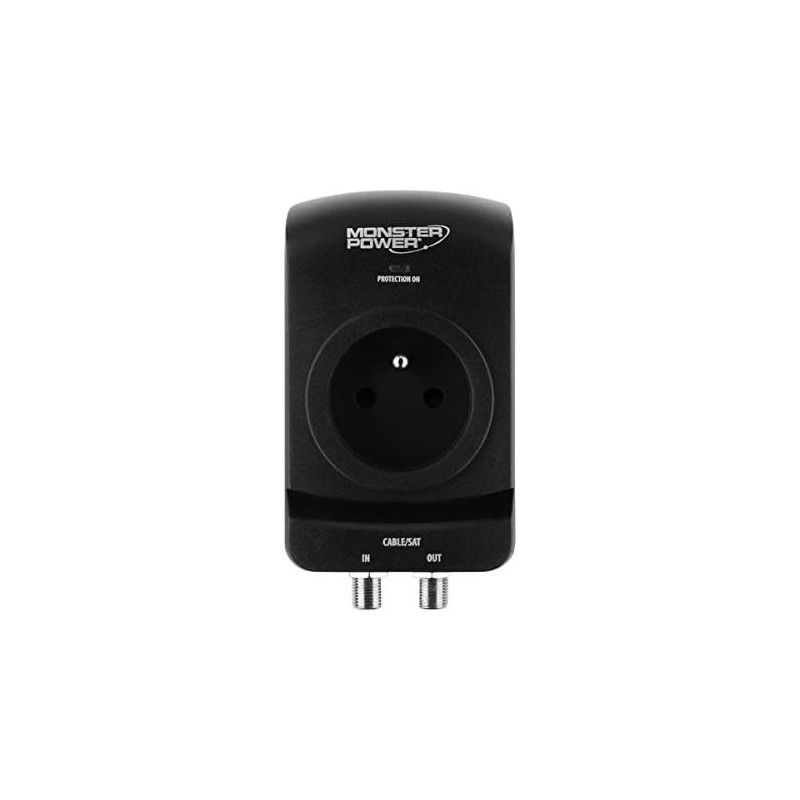 Parasurtenseur Monster Core Power 100 AV - 1 Prise - Black