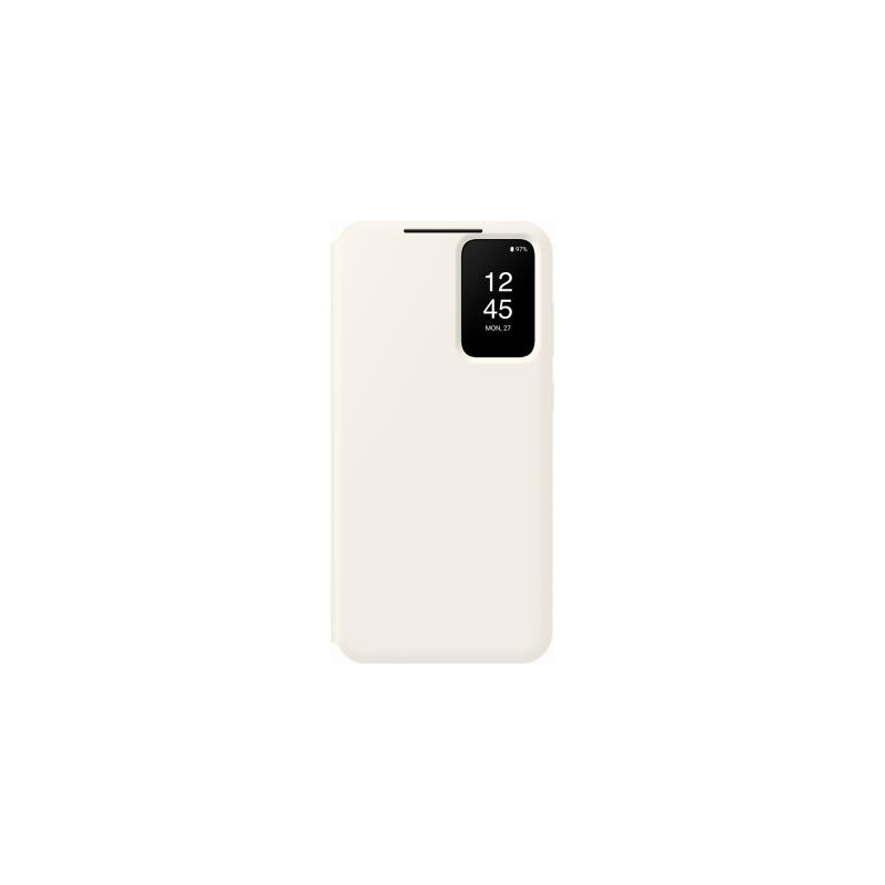 Etui Smart View avec porte-carte Galaxy S23PLUS Blanc