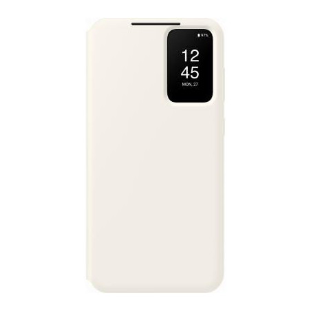 Etui Smart View avec porte-carte Galaxy S23PLUS Blanc