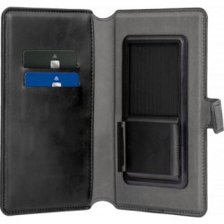 Etui Folio Wallet Universel XL avec languette de fermeture Noir Bigben