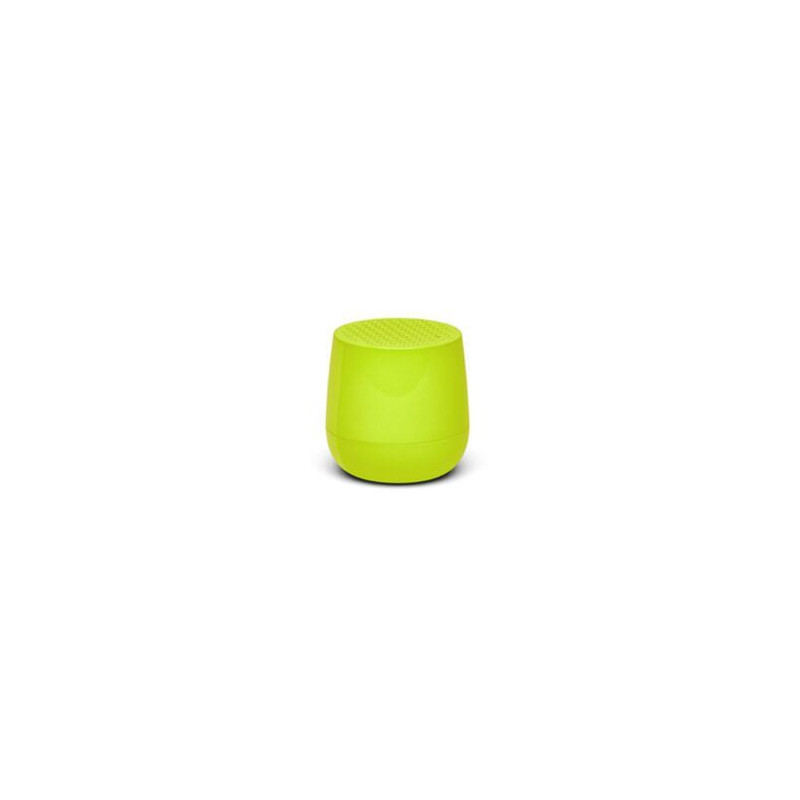 Mini Enceinte  Bluetooth portable Lexon Mino jaune fluo