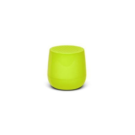 Mini Enceinte  Bluetooth portable Lexon Mino jaune fluo